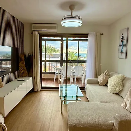 Apartamento En Primera Linea De Playa Con Terraza En Los Boliches, Atardeceres De Fuengirola *